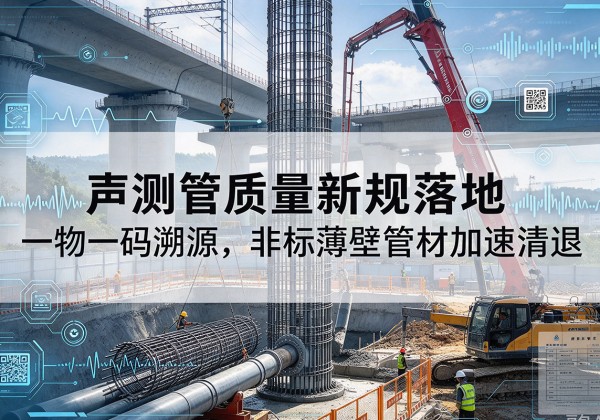 阿拉山口声测管质量新规落地，一物一码溯源，非标薄壁管材加速清退